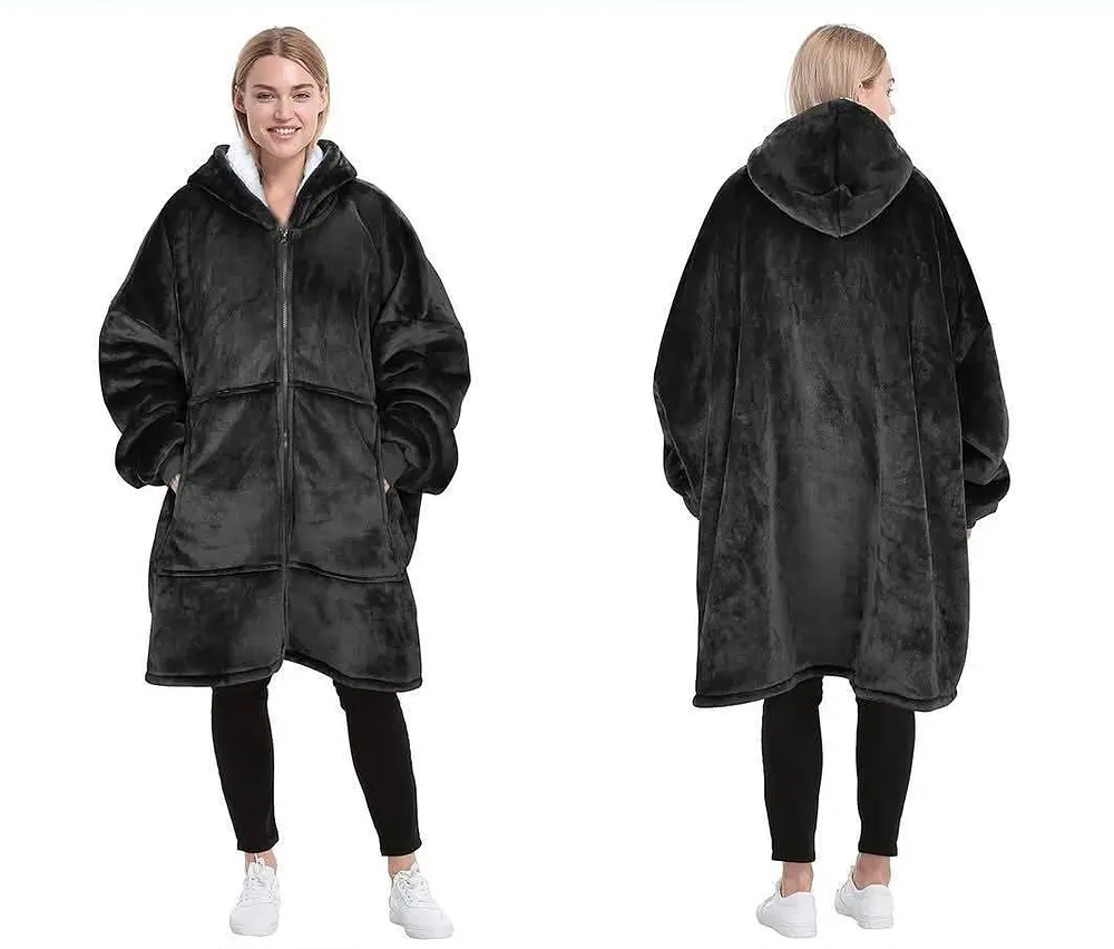 Maxi Polerón con Cierre Capucha