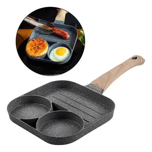 Sartén Antiadherente 3 espacios