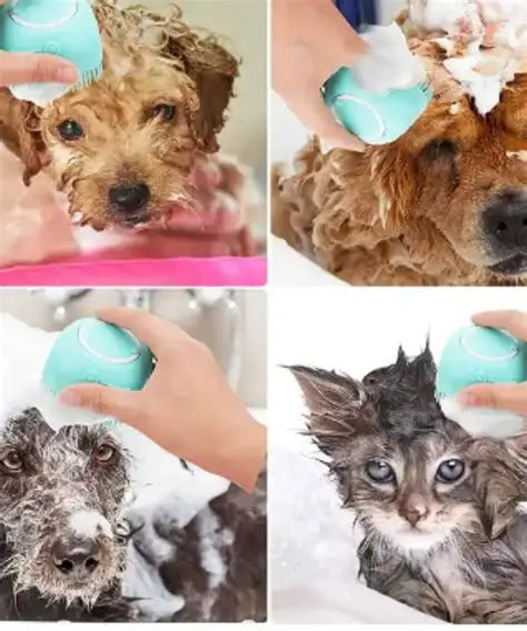 Cepillo de Silicona para Mascotas